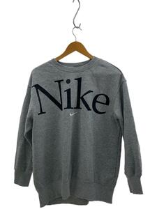 NIKE◆スウェット/S/コットン/GRY/無地/FN3655-063