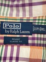 POLO RALPH LAUREN◆長袖シャツ/XL/コットン/マルチカラー/チェック_画像3