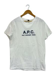 A.P.C.◆Tシャツ/L/コットン/WHT/24233-1-96751