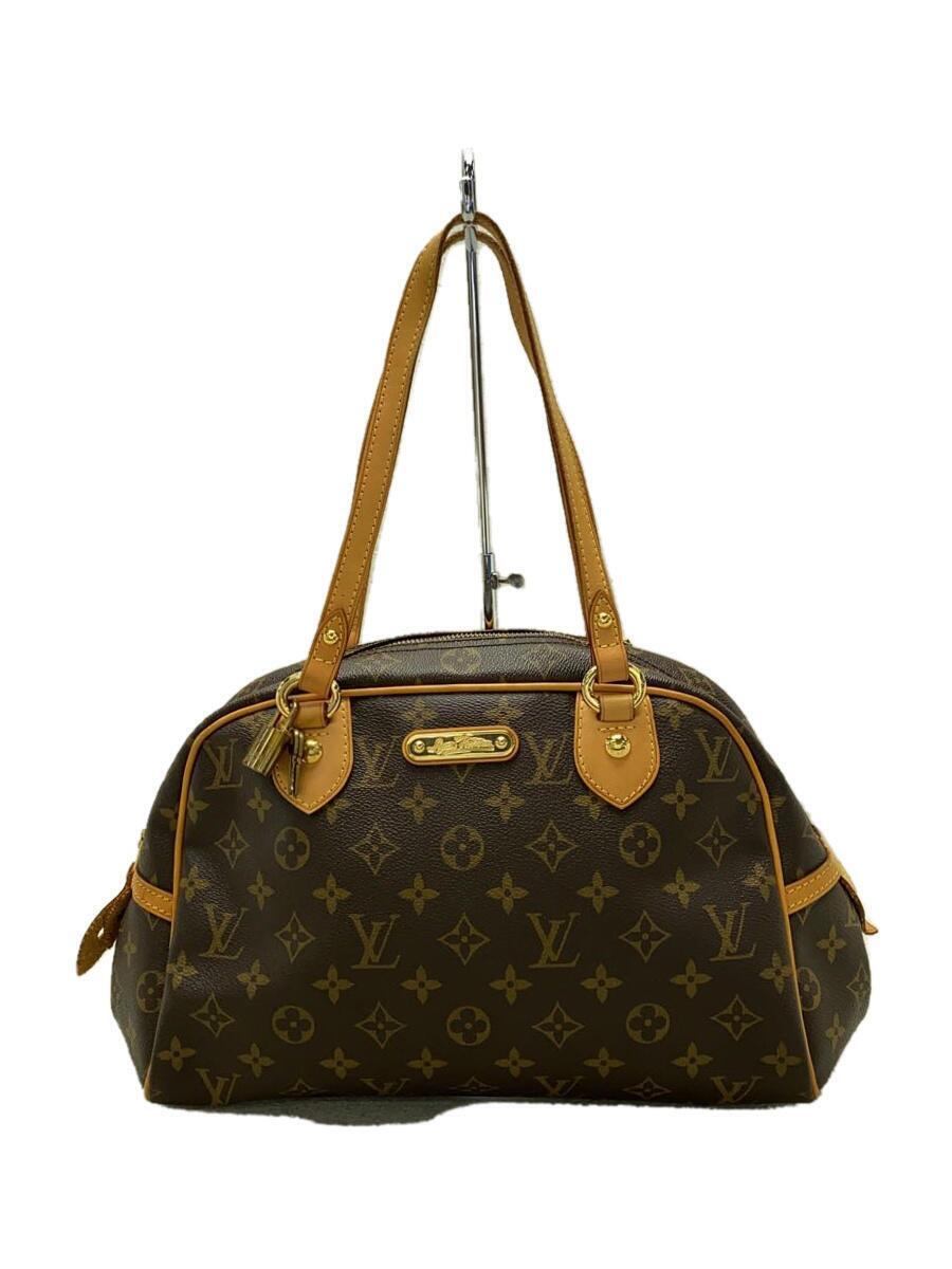 LOUIS VUITTON◆モントルグイユPM_モノグラム・キャンバス_BRW/PVC/BRW