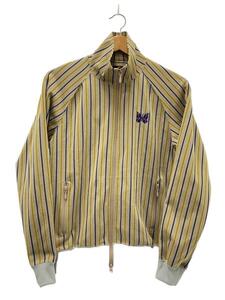 Needles◆23ss/ジャケット/Track Jacket-POLY JQ./XS/YLW/ストライプ/ロゴ/MR282