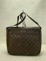 LOUIS VUITTON◆メッセンジャーGM・ボブール_モノグラム・キャンバス_BRW/PVC/BRW_画像3