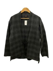 PENDLETON◆カーディガン(薄手)/M/コットン/GRY/オンブレCK