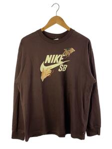 NIKE SB◆長袖Tシャツ/L/コットン/BRW/FQ7682-227