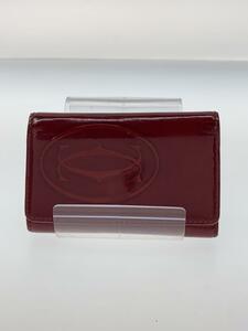 Cartier◆キーケース/-/RED/総柄/レディース/L3000929