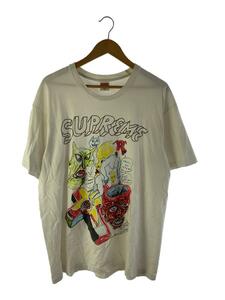 Supreme◆Tシャツ/XL/コットン/WHT/プリント