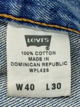 Levi’s◆501/ボトム/40/デニム/BLU/無地/WPL423_画像5