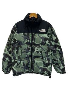 THE NORTH FACE◆NOVELTY NUPTSE JACKET_ノベルティーヌプシジャケット/M/ナイロン/KHK/カモフラ