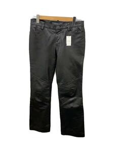 GAP◆オールド/boot cut/ブーツカットパンツ/-/レザー/BLK//