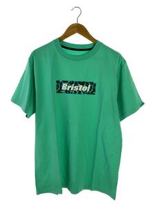 F.C.R.B.(F.C.Real Bristol)◆Tシャツ/XL/コットン/GRN/無地/FCRB-220067//