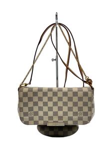 LOUIS VUITTON◆フェイボリットPM_ダミエ・アズール_WHT/PVC/WHT/N41277//