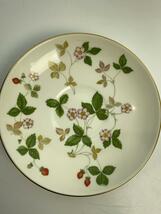 WEDGWOOD◆カップ&ソーサー/3点セット/ホワイト/WILD STRAWBERRY/使用感有り_画像9