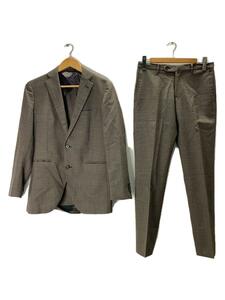 THE SUIT COMPANY◆ザスーツカンパニー/2Bシングルチェックスーツ/170cm8Drop/ウール/ブラウン//