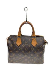 LOUIS VUITTON◆1)スピーディ25_モノグラム・キャンバス_BRW/PVC/BRW/総柄