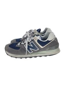 NEW BALANCE◆ローカットスニーカー/23cm/GRY/スウェード/ML574EI2