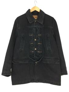 SOSHIOTSUKI◆The BDH Coverall/カバーオール/46/コットン/BLK/無地/S22AW16DNM//