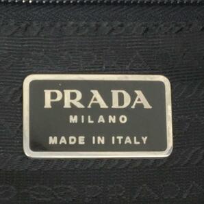 PRADA◆リュック/ナイロン/ブラック/無地/B4650//の画像5