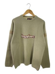 BURTON◆セーター(厚手)/L/ウール/BEG