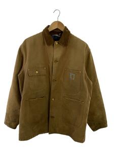 Carhartt◆80s/100YERS/ダック地/ジャケット/コットン/BRW