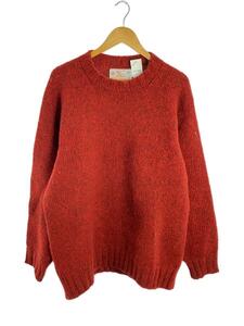 Peter Blance Shetland/セーター(厚手)/ウール/RED