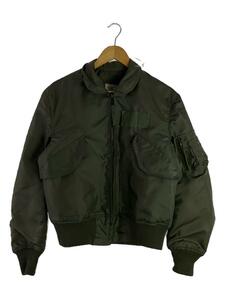 ALPHA INDUSTRIES◆CWU-36P/80s/SCOVILLジップ/M/ポリエステル/KHK/8415-01-010-1911