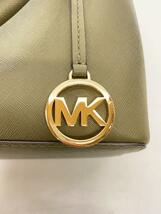 MICHAEL KORS◆ショルダーバッグ/レザー/KHK/無地/35H8GS7S1L_画像7