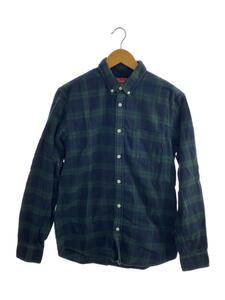 Supreme◆Tartan Plaid Flannel Shirt/ネルシャツ/M/コットン/GRN/チェック