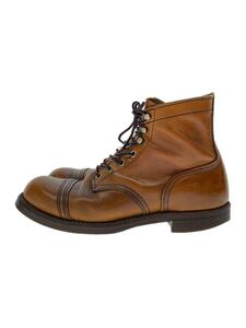 RED WING◆レースアップブーツ・アイアンレンジ/25cm/BRW/レザー/USA製