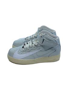 NIKE◆AIR FORCE 1 MID 07 PRM_エア フォース 1 MID 7 PRM/26cm/WHT/フェイクレザー