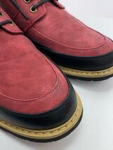 BEAMS◆ローカットスニーカー/26.5cm/RED/レザー/GR3391_画像6