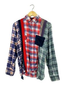 Rebuild by Needles◆7 CUTS FLANNEL SHIRT/ネルシャツ/XS/コットン/マルチカラー/チェック/BG303