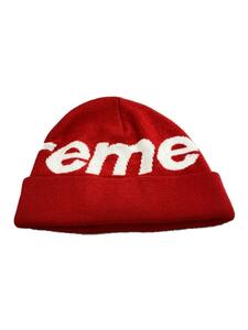 Supreme◆ニットキャップ/-/コットン/RED/メンズ