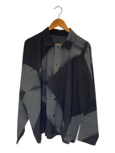 ISSEY MIYAKE MEN◆23年モデル/ITAJIME SHIRT/長袖シャツ/3/ポリエステル/ブラック/LA33FJ042