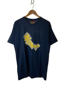 UNDERCOVER◆00AW/MELTING POT期/タグ付/00-01AW/Tシャツ/L/コットン/NVY/プリント