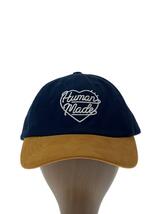 HUMAN MADE◆6PANEL TWILL CAP/キャップ/FREE/コットン/ネイビー/メンズ_画像1