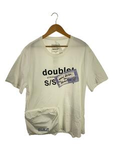 doublet◆Tシャツ/XL/コットン/WHT/21ss51rv01