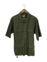 Engineered Garments◆半袖シャツ/-/-/BRW/チェック/Bush Shirts_画像1