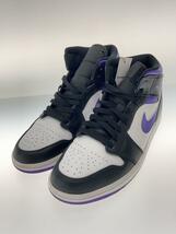 NIKE◆AIR JORDAN 1 MID_エアジョーダン 1 ミッド/28.5cm/PUP/554721-095_画像2