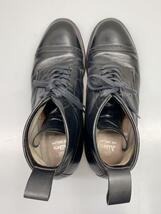 Alden◆レースアップブーツ/US8/BLK/レザー/86003h/CAP TOE BOOTS//_画像3