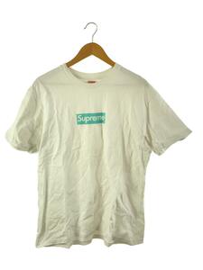 Supreme◆×TIFFANY&Co./21AW/Box Logo Tee/Tシャツ/L/コットン/WHT