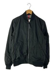 ALPHA INDUSTRIES◆MA-1/L/ポリエステル/BLK/TA1340-8001