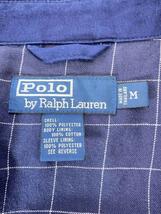 POLO RALPH LAUREN◆スウィングトップ/ブルゾン/M/コットン/NVY_画像3