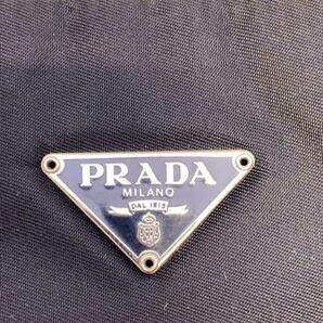 PRADA◆ハンドバッグ/ナイロン/BLK/無地の画像5