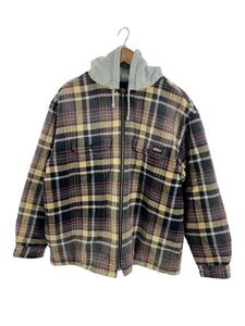 Supreme◆23FW/Plaid Hooded Zip Up Shirt/ジップパーカー/M/コットン/マルチカラー/チェック