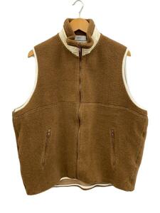 Graphpaper◆20AW/Wool Boa Zip-Up Vest/1/ウール/BRW/無地/GU203-70167