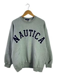 NAUTICA◆スウェット/M/コットン/GRY/213-1249