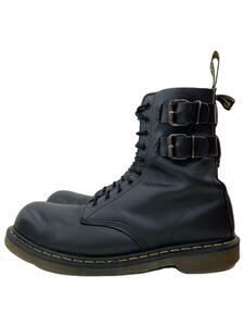 Dr.Martens◆2連ベルト10ホールブーツ/UK10/BLK/レザー/1919