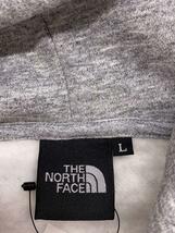 THE NORTH FACE◆SQUARE LOGO HOODIE_スクエアロゴフーディ/L/コットン/GRY_画像3