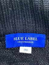 BLUE LABEL CRESTBRIDGE◆セーター(厚手)/38/コットン/BLK/無地_画像3