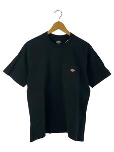 DANTON◆Tシャツ/40/コットン/BLK/無地